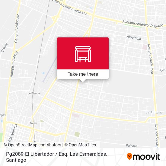 Pg2089-El Libertador / Esq. Las Esmeraldas map