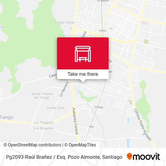 Pg2093-Raúl Brañez / Esq. Pozo Almonte map