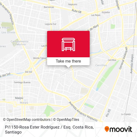 Mapa de Pi1150-Rosa Ester Rodríguez / Esq. Costa Rica