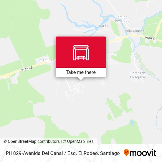 Pi1829-Avenida Del Canal / Esq. El Rodeo map