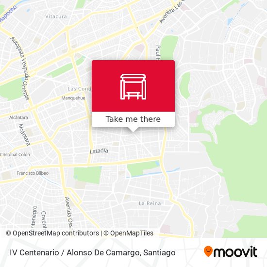 IV Centenario / Alonso De Camargo map