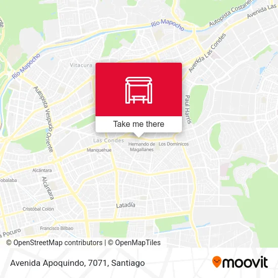 Avenida Apoquindo, 7071 map