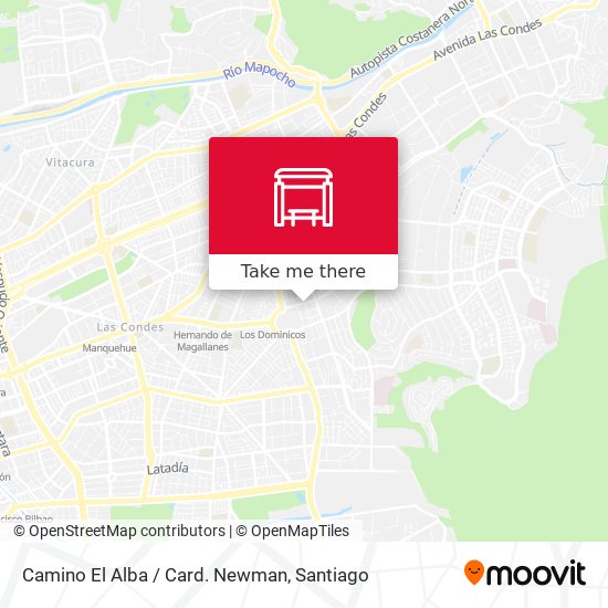 Camino El Alba / Card. Newman map