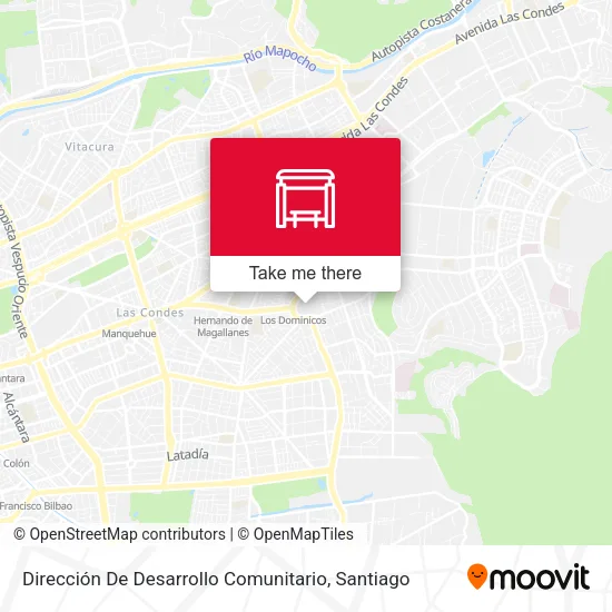 Dirección De Desarrollo Comunitario map