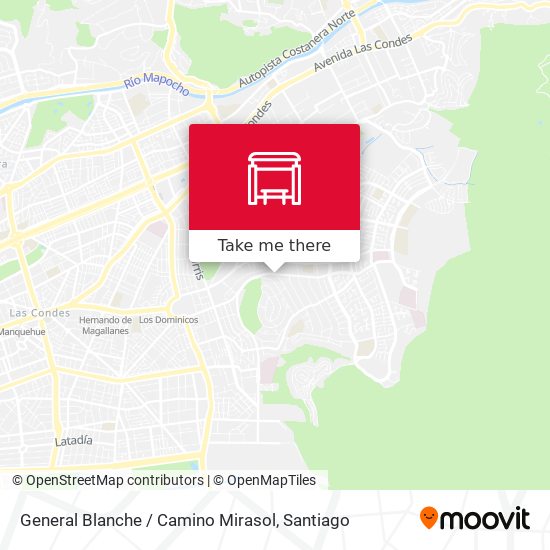 General Blanche / Camino Mirasol map
