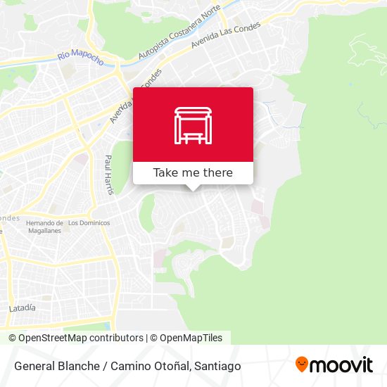 General Blanche / Camino Otoñal map