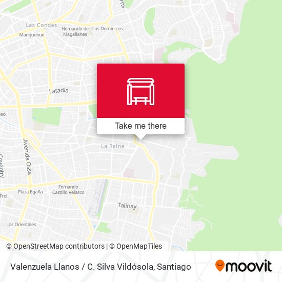 Mapa de Valenzuela Llanos / C. Silva Vildósola