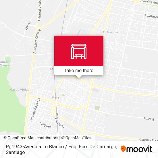Pg1943-Avenida Lo Blanco / Esq. Fco. De Camargo map