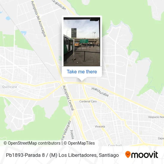 Pb1893-Parada 8 / (M) Los Libertadores map
