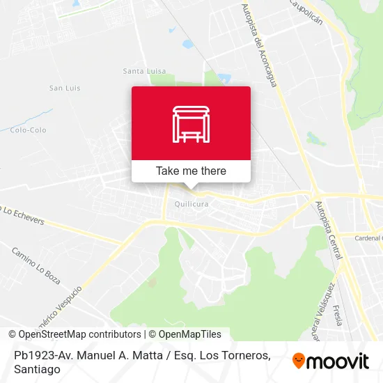Pb1923-Av. Manuel A. Matta / Esq. Los Torneros map
