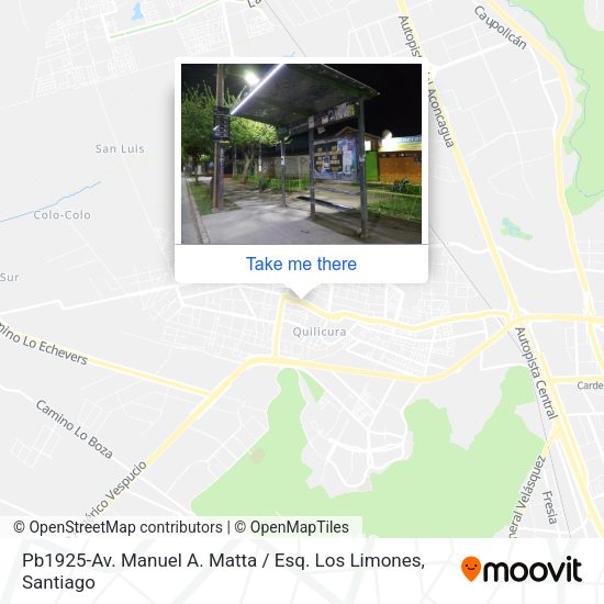 Mapa de Pb1925-Av. Manuel A. Matta / Esq. Los Limones