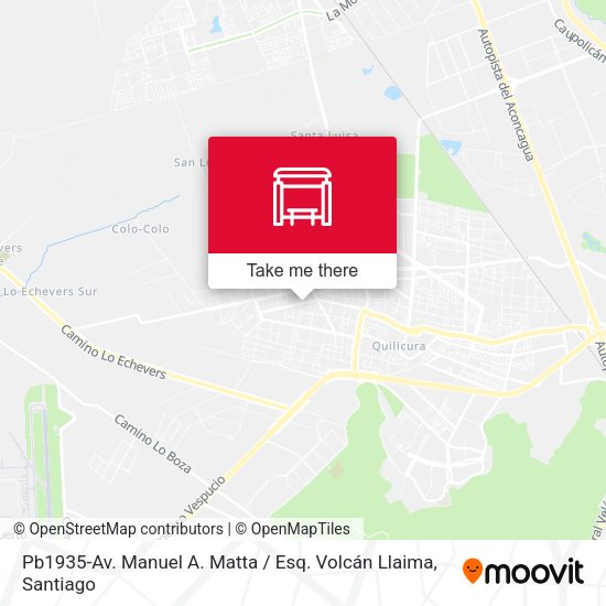 Mapa de Pb1935-Av. Manuel A. Matta / Esq. Volcán Llaima