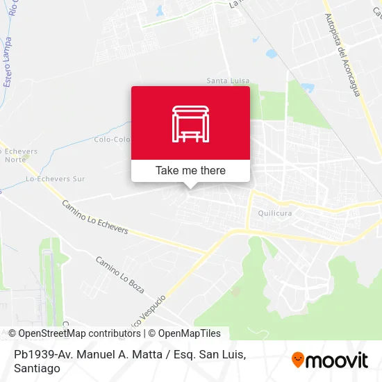 Pb1939-Av. Manuel A. Matta / Esq. San Luis map