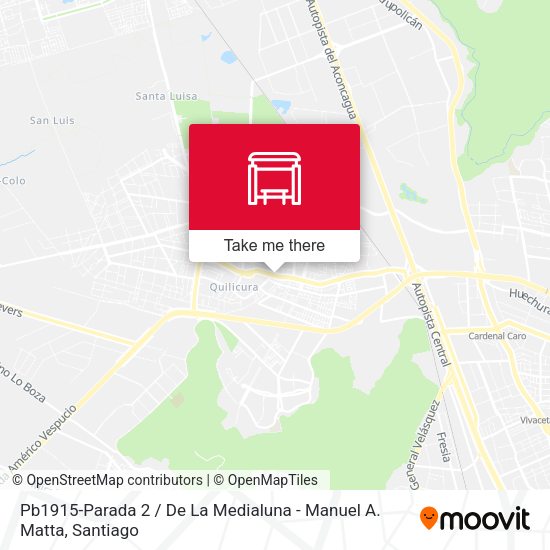 Pb1915-Parada 2 / De La Medialuna - Manuel A. Matta map