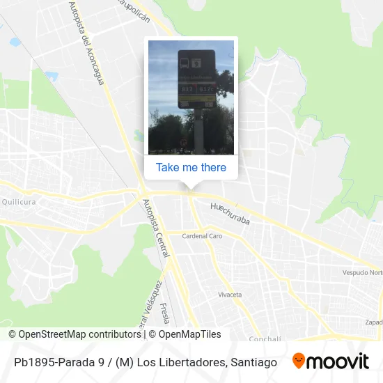 Pb1895-Parada 9 / (M) Los Libertadores map