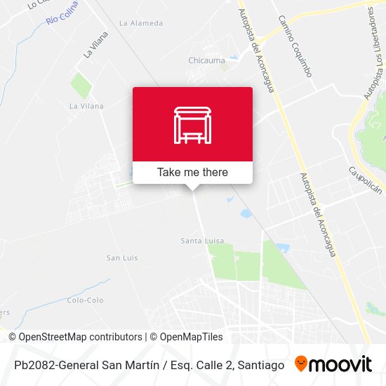Pb2082-General San Martín / Esq. Calle 2 map