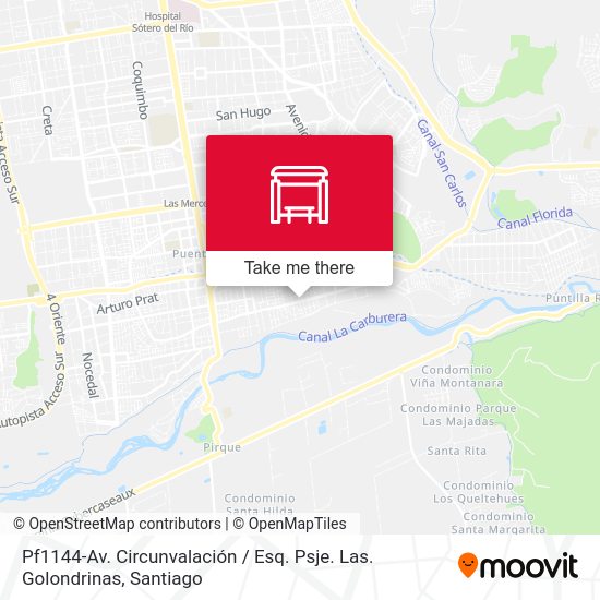 Pf1144-Av. Circunvalación / Esq. Psje. Las. Golondrinas map