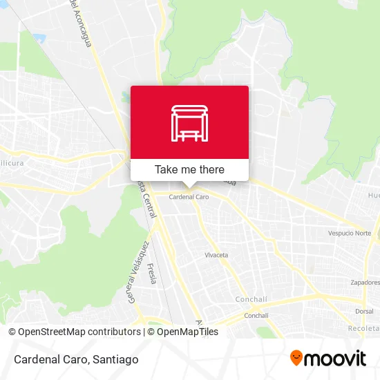 Cardenal Caro map