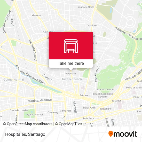 Hospitales map