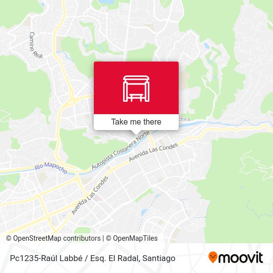 Mapa de Pc1235-Raúl Labbé / Esq. El Radal
