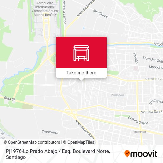 Pj1976-Lo Prado Abajo / Esq. Boulevard Norte map