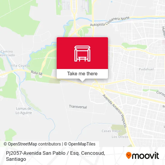 Pj2057-Avenida San Pablo / Esq. Cencosud map