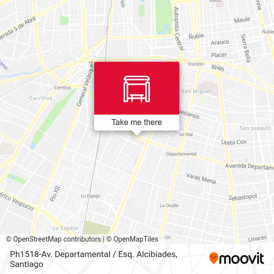 Mapa de Ph1518-Av. Departamental / Esq. Alcibiades