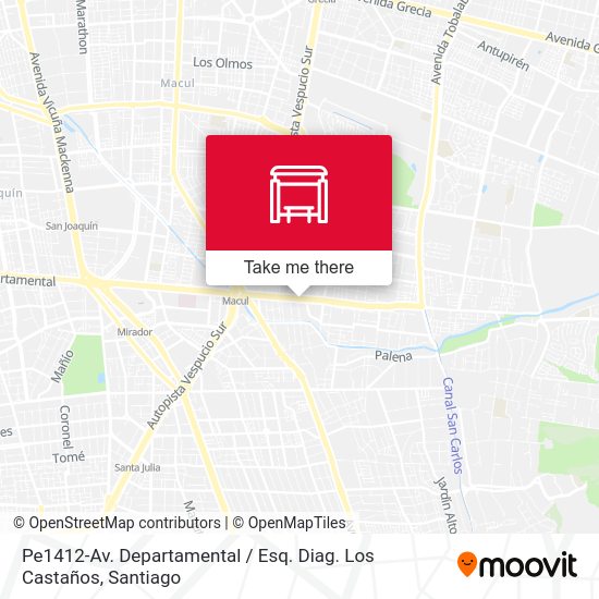 Pe1412-Av. Departamental / Esq. Diag. Los Castaños map