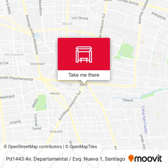 Pd1443-Av. Departamental / Esq. Nueva 1 map