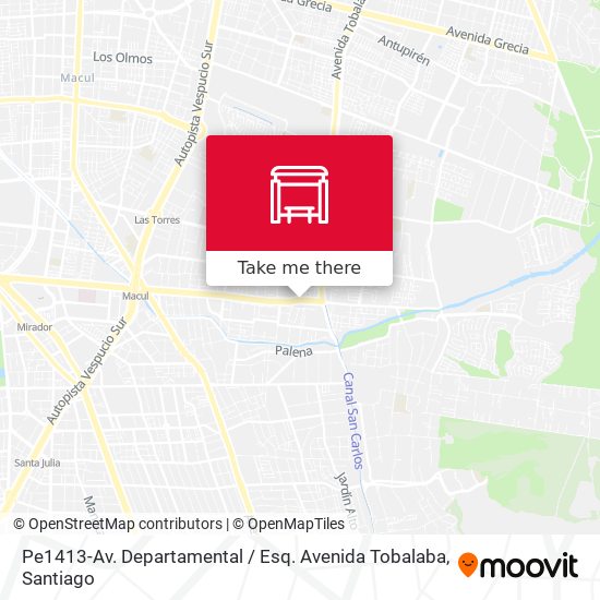 Pe1413-Av. Departamental / Esq. Avenida Tobalaba map