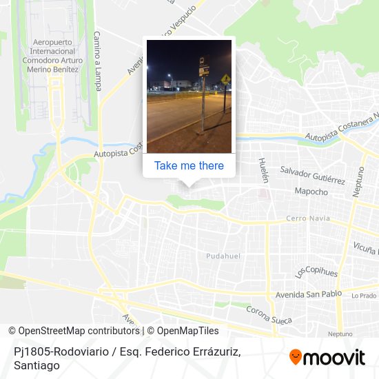Pj1805-Rodoviario / Esq. Federico Errázuriz map