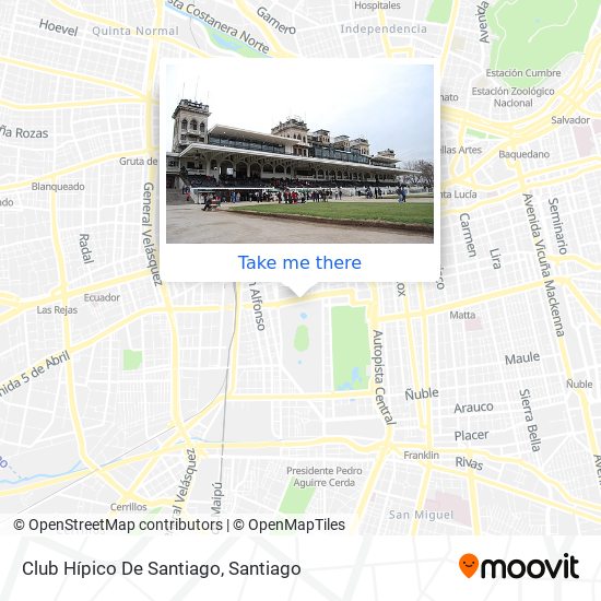 Club Hípico De Santiago map