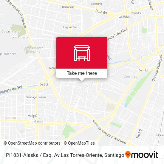 Mapa de Pi1831-Alaska / Esq. Av.Las Torres-Oriente