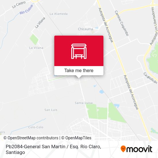 Pb2084-General San Martín / Esq. Río Claro map