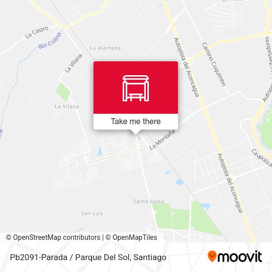 Mapa de Pb2091-Parada  / Parque Del Sol
