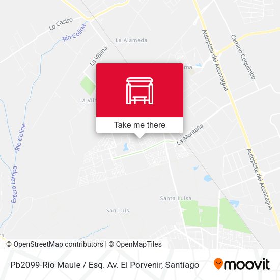 Mapa de Pb2099-Río Maule / Esq. Av. El Porvenir