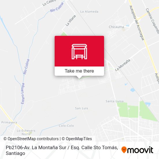 Pb2106-Av. La Montaña Sur / Esq. Calle Sto Tomás map