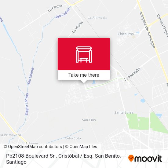Mapa de Pb2108-Boulevard Sn. Cristóbal / Esq. San Benito