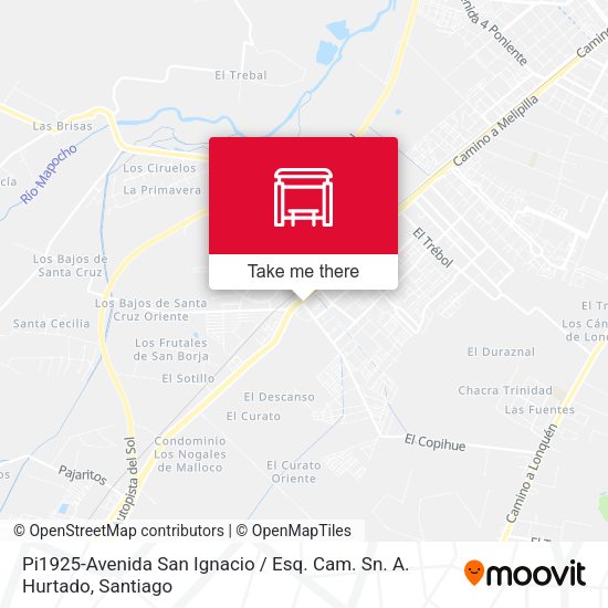 Pi1925-Avenida San Ignacio / Esq. Cam. Sn. A. Hurtado map