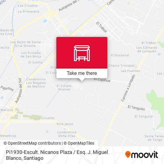 Mapa de Pi1930-Escult. Nicanos Plaza / Esq. J. Miguel Blanco