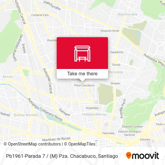 Pb1961-Parada 7 / (M) Pza. Chacabuco map