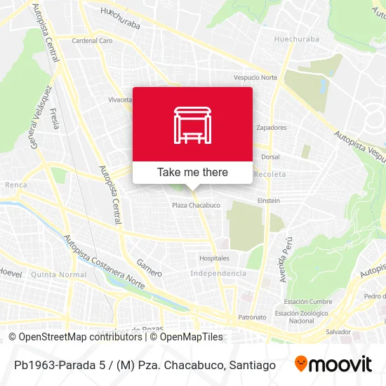 Pb1963-Parada 5 / (M) Pza. Chacabuco map