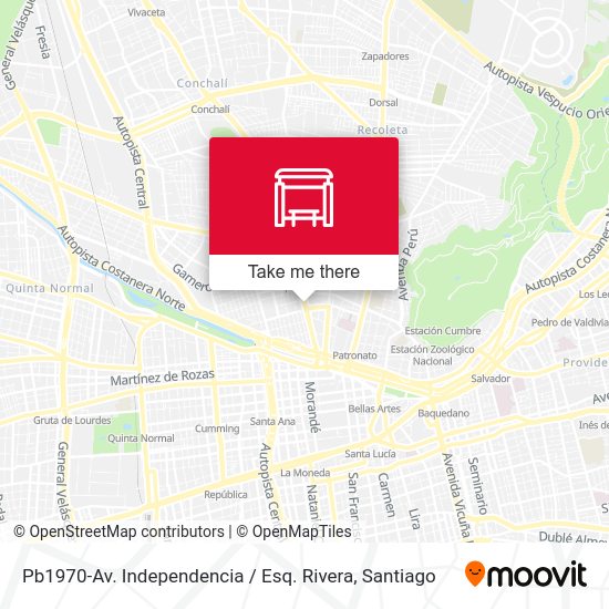Pb1970-Av. Independencia / Esq. Rivera map