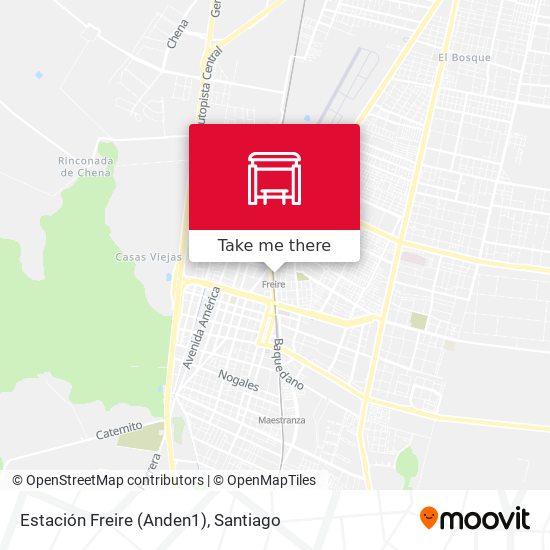 Estación Freire (Anden1) map