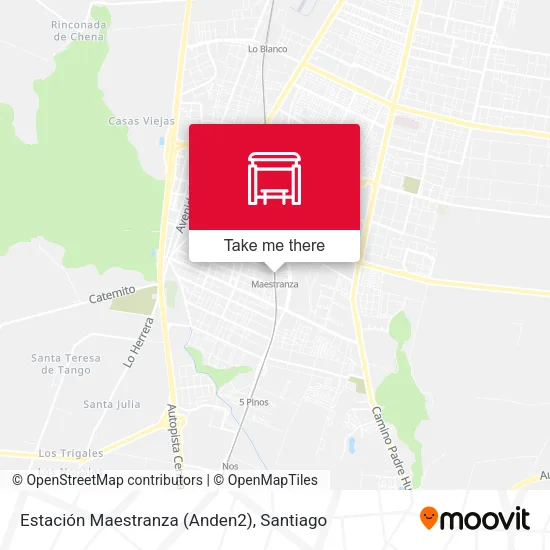 Estación Maestranza (Anden2) map