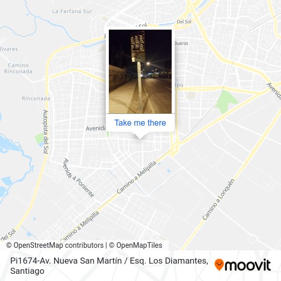 Pi1674-Av. Nueva San Martín / Esq. Los Diamantes map