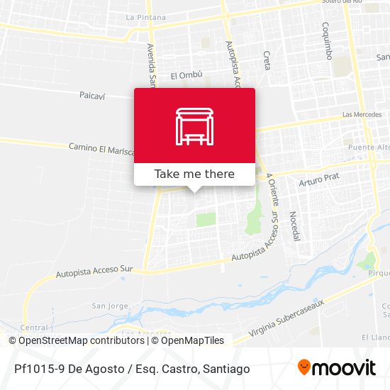 Pf1015-9 De Agosto / Esq. Castro map