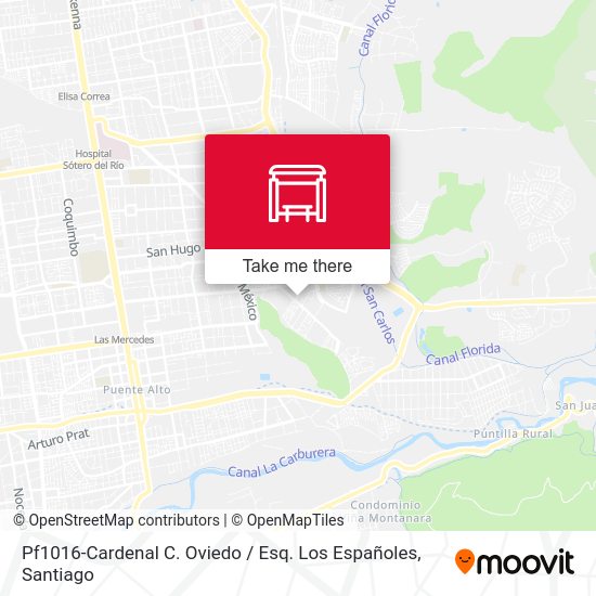 Mapa de Pf1016-Cardenal C. Oviedo / Esq. Los Españoles