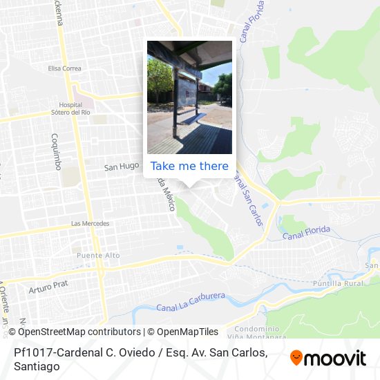 Pf1017-Cardenal C. Oviedo / Esq. Av. San Carlos map