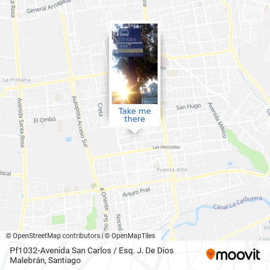 Pf1032-Avenida San Carlos / Esq. J. De Dios Malebrán map